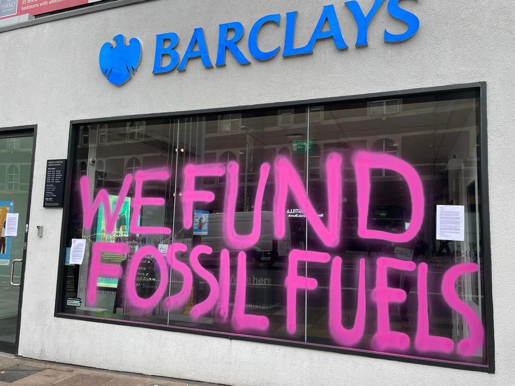 Huge national intervention on the UK's worst offending fossil fuel bank