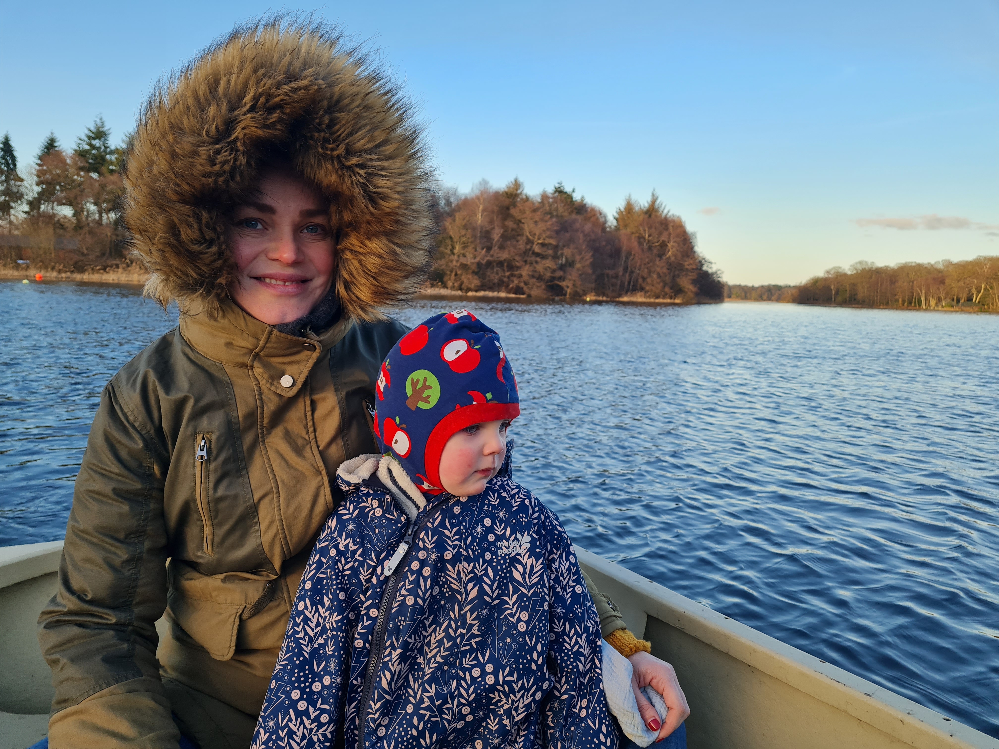 B﻿oating on the beautiful lake