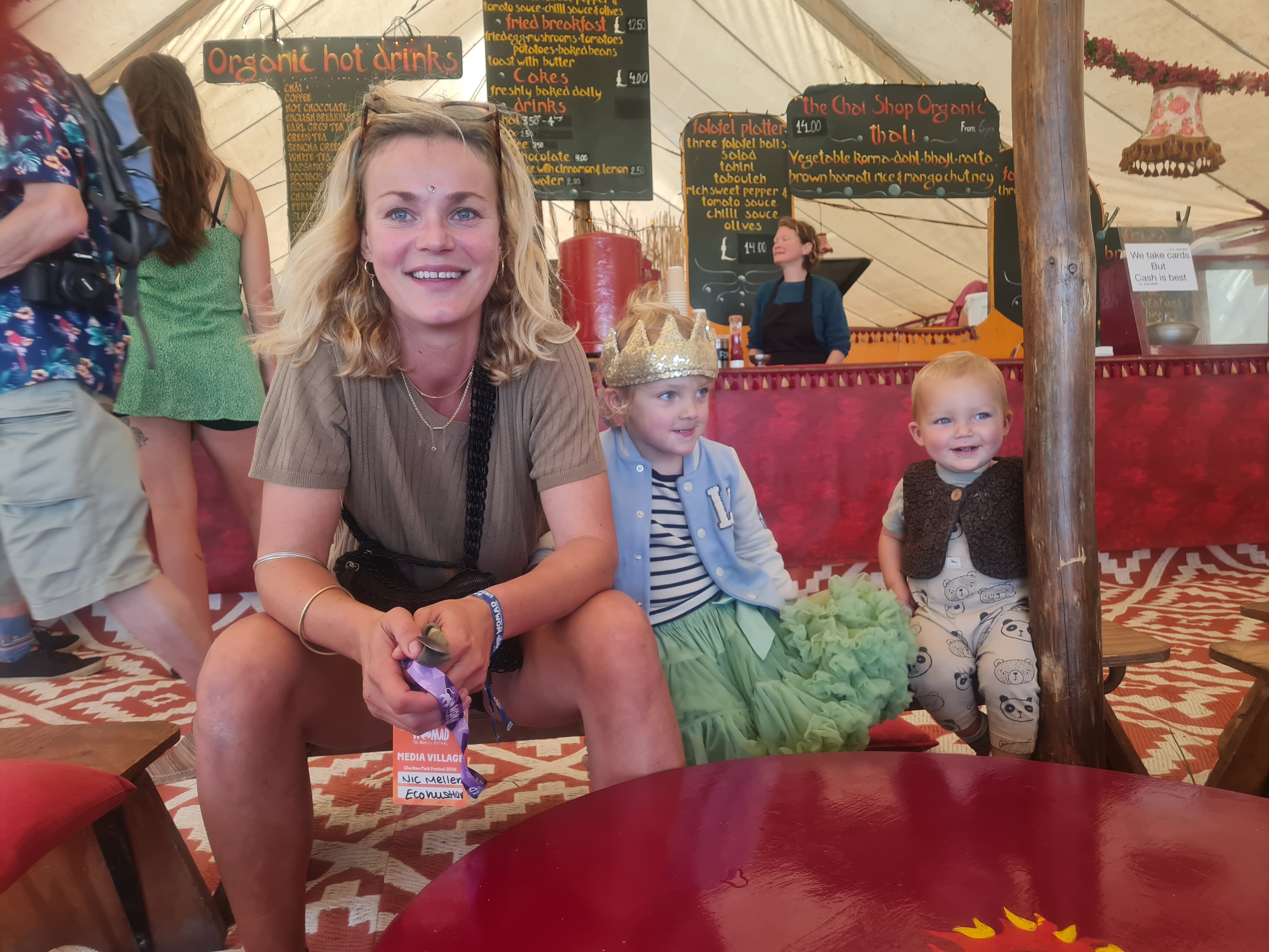 I﻿n a cafe for breakfast