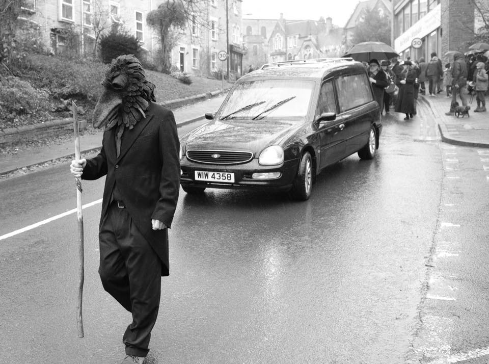 Frome Extinction Rebellion - funeral for wild species