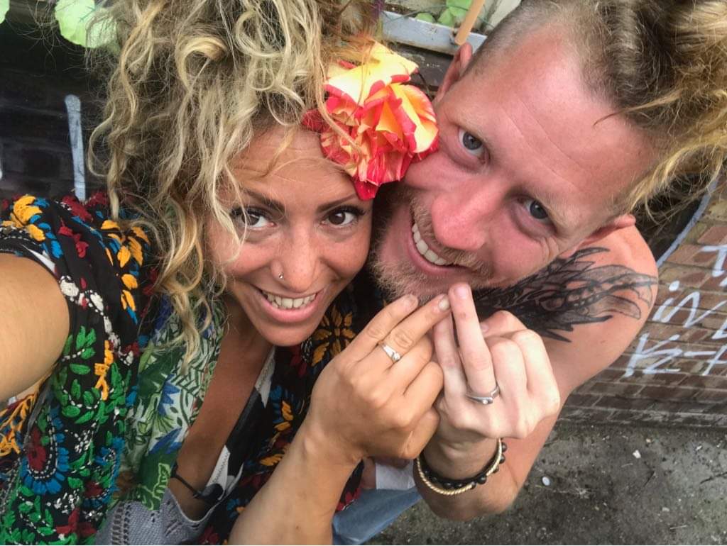 Two becomes three for shipping protest couple