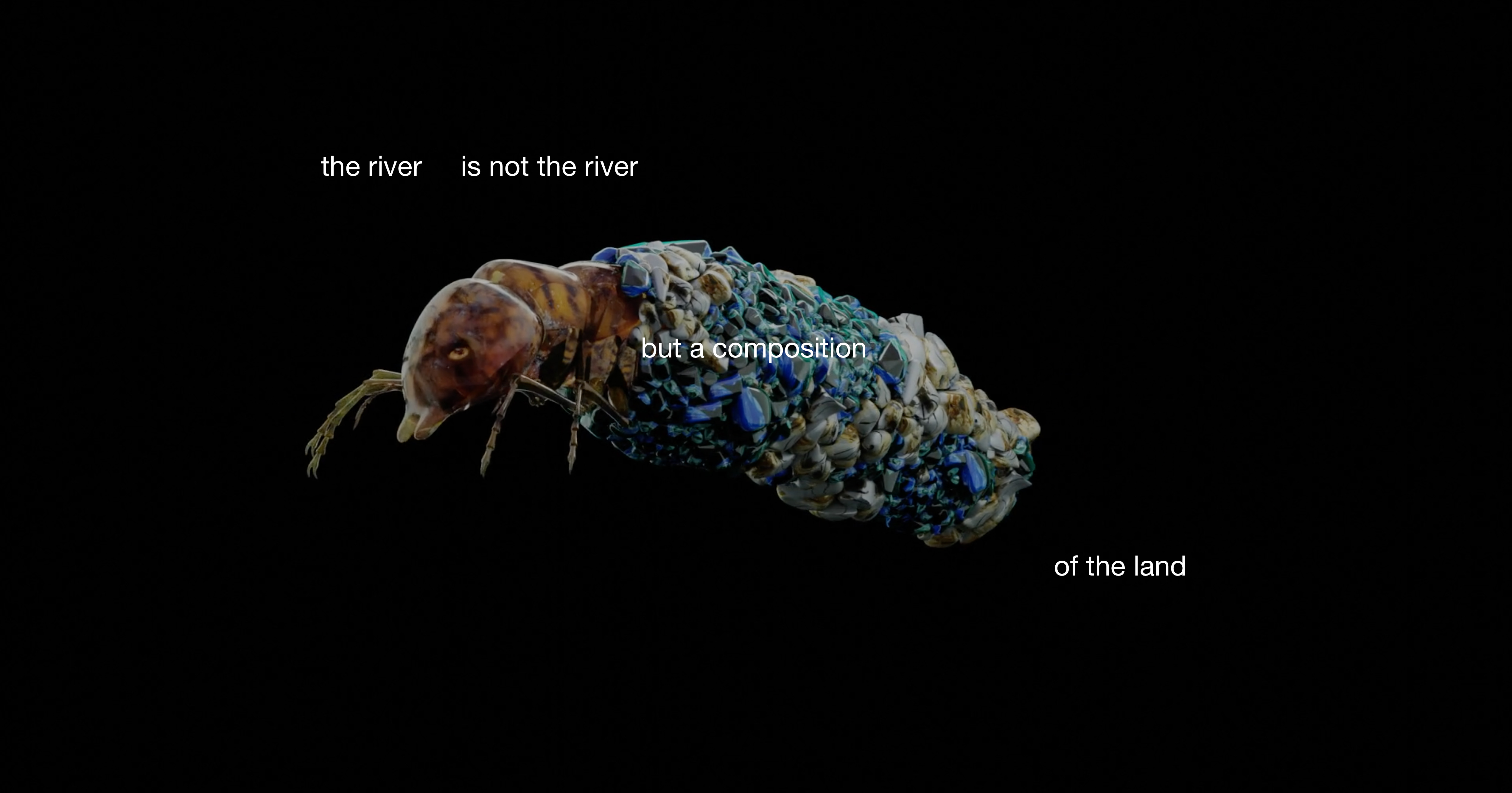 An invitation to dive into a river with a Sludge Worm