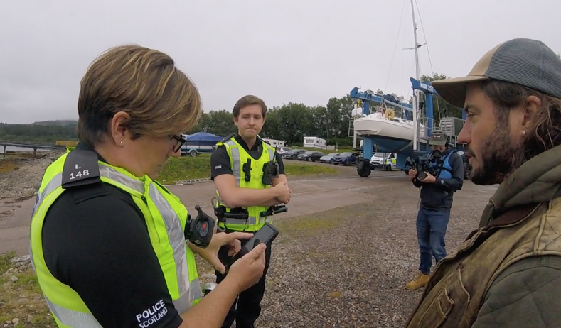Matt and Don get apprehended by the police after checking out a salmon farm