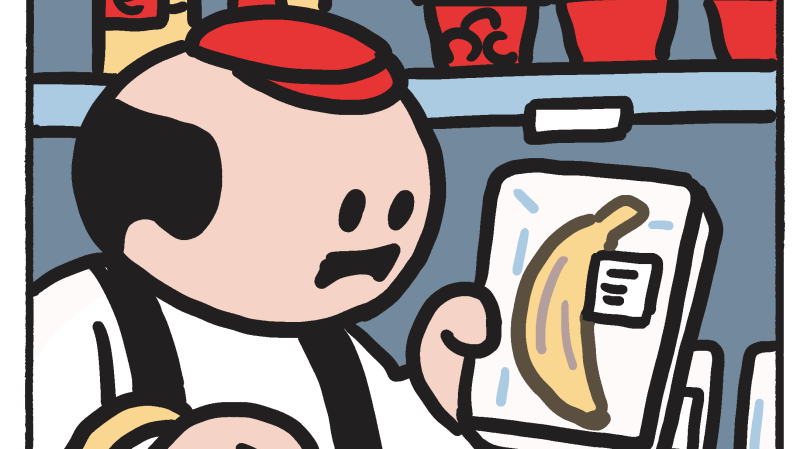 Comic antihero tackles humanity's absurd and tragic plastic addiction