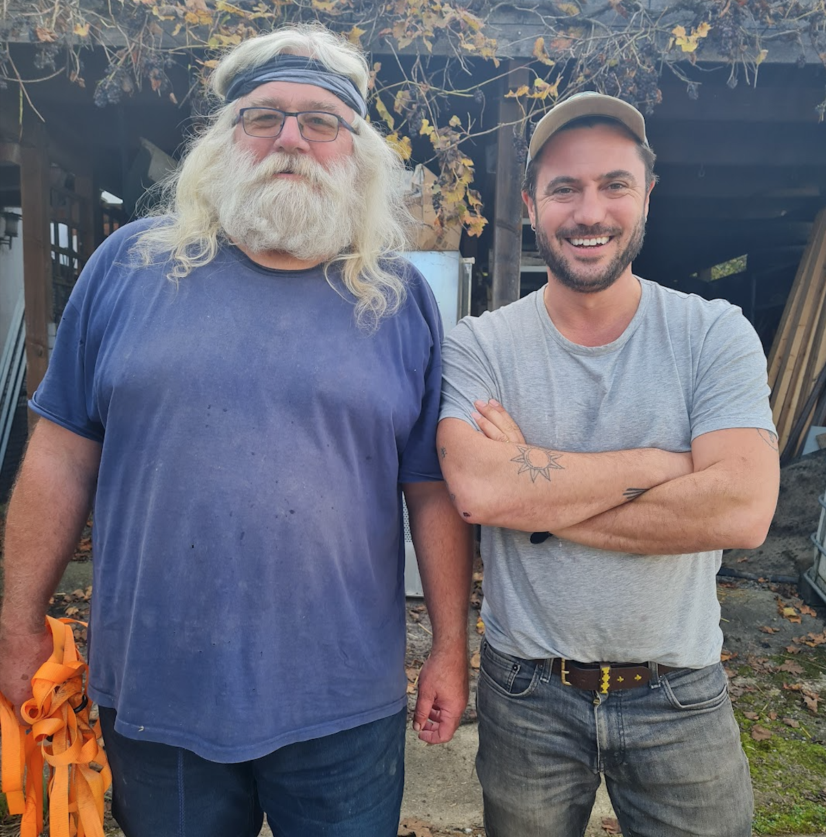 Gerhard Schwab and Ecohustler editor - Matt Mellen