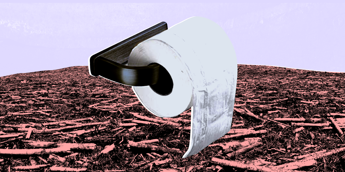 Stop using toilet paper you douche