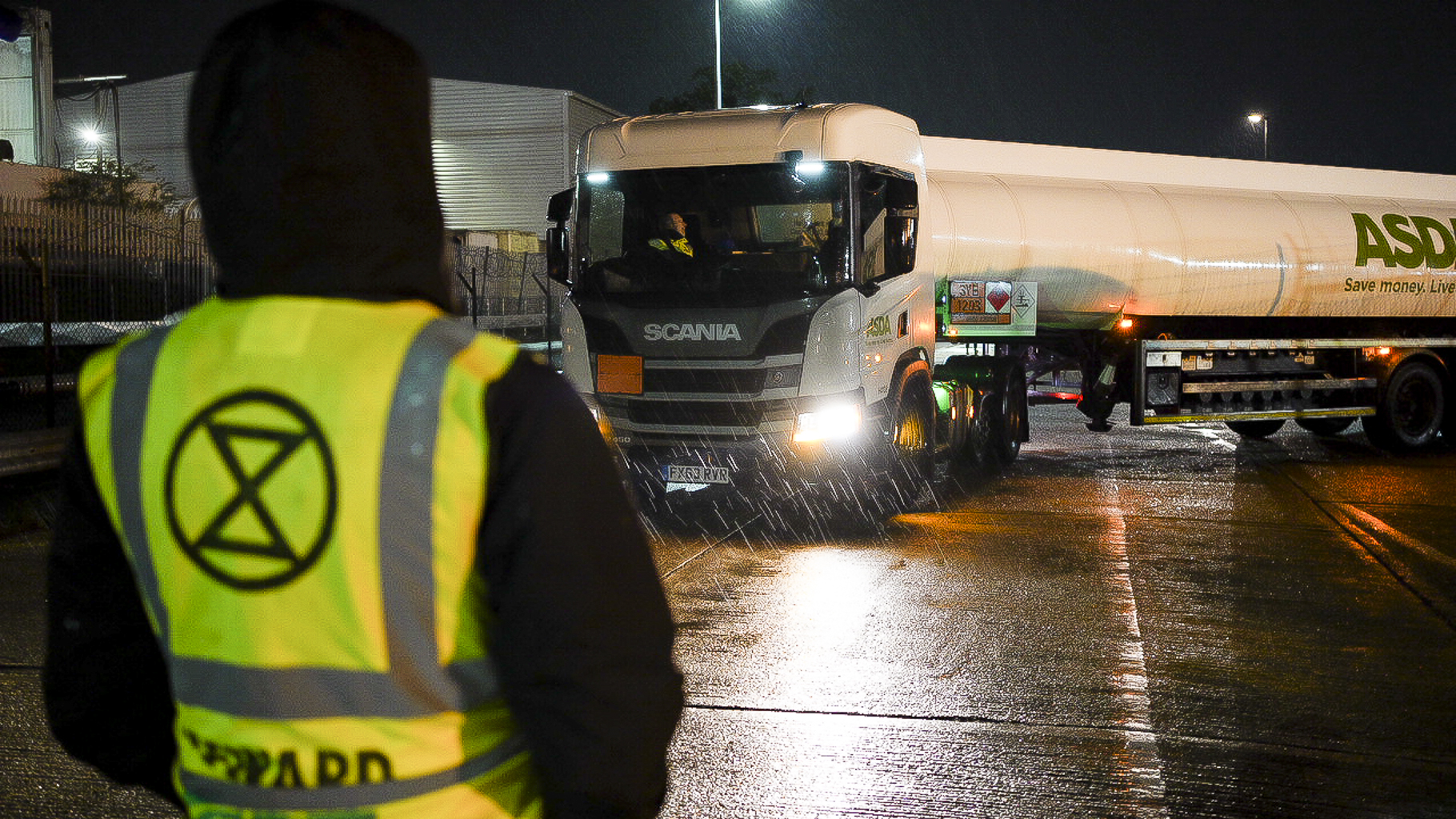 XR repeatedly blockade Esso fuel depot in West London