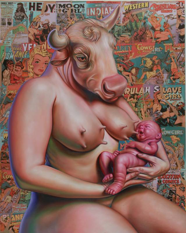 Ron English peels back the skin in London