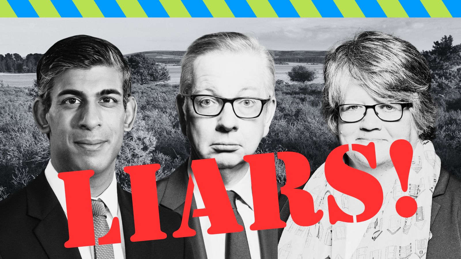 T﻿he Tories stand accused of failing to act on the climate emergency whilst shredding environmental protections.